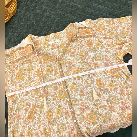 Spell & The Gypsy Collective Juniper Blouse In Cream - Picture 10 of 11